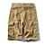 cheap Cargo Shorts-Men&#039;s Tactical Shorts Cargo Shorts Shorts Button Multi Pocket Plain Wearable Short Outdoor Daily Going out Fashion Classic Army Green Khaki