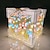 お買い得  贈り物-マジックキューブチューリップミラーナイトライト：母の日、バレンタインデー、誕生日、またはお母さん、ガールフレンド、娘への贈り物に最適なクリエイティブな部屋の装飾ミラー