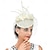 ieftine Casca de Nunta-Palarioare Palarie Veșminte de cap Poliester Pălărie Pălărie de top Pălărie din voal Cursă de cai cocktail Elegant Epocă Cu Pene Culoare Pură Diadema Articole Pentru Cap
