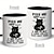 abordables Mugs et tasses-1 tasse à café en céramique de 11 oz avec un motif de chat noir pour la maison et le bureau - cadeau parfait pour les amateurs de café