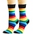 levne Karnevalové kostýmy-LGBT LGBTQ Duhová Ponožky a punčochy Dospělé Dámské Gay lesbička Pride Parade Měsíc hrdosti Plesová maškaráda Jednoduché Halloweenské kostýmy
