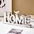cheap Sculptures-1PC European style retro gold and silver foil LOVE and HOME letter ornaments resin material antique desktop decoration handicraft