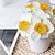 baratos Flores Artificiais &amp; Vasos-Flor artificial Plástico Contemporâneo Moderno Irregular Flor de Mesa Irregular 1