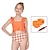 preiswerte Kinder&quot;-Kinder Split Rüschen Bademode bedruckt High Waist Bikini für Mädchen Urlaub mit Arm Floater&amp;amp;Pumpe