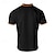 cheap Men&#039;s Casual T-shirts-Men&#039;s T shirt Tee Henley Shirt Tee Short Sleeve Shirt Tee Top Color Block Stand Collar Street Vacation Short Sleeve Lace up Patchwork Clothing Apparel Fashion Designer Basic