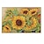 tanie obrazy olejne drzew-ręcznie malowane na płótnie obraz olejny słonecznika kwiat sztuki malowania ręcznie malowane abstrakcyjny krajobraz tekstura obraz olejny sadzenie słonecznika malarstwo ścienne lampki nocne malowanie