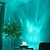 abordables lumières de projecteur de galaxie d&#039;étoile-Couronne rotative ondulation de l&#039;eau veilleuse océan vague lampe de projecteur lampe de chevet créative flamme ambiance lumière cadeau romantique lumière de projection étoilée pour chambres à