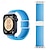 זול להקות Apple Watch-רצועת ספורט מותאם ל רצועת השעון של Apple Watch 38 מ&quot;מ 40 מ&quot;מ 41 מ&quot;מ 42 מ&quot;מ 44 מ&quot;מ 45 מ&quot;מ 49 מ&quot;מ אלסטי מתכוונן ניילון רצועת שעון חלופית ל iwatch Ultra 2 Series 9 8 7 SE 6 5 4 3 2 1