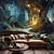 abordables paysage tapisserie-Fantasy dream tree house tapisserie suspendue art mural grande tapisserie décor mural photographie toile de fond couverture rideau maison chambre salon décoration