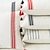 preiswerte Kissen-Trends-Dekorativer Kissenbezug im Linienstil mit roter Stickerei und Quaste für Garten, Terrasse, Schlafzimmer, Wohnzimmer, Sofa, Couch, Stuhl