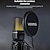 olcso Mikrofonok-SF-777W Vezetékes Microfon LED világítással Kompatibilitás PCk, Notebookok és Laptopok