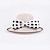 voordelige Feesthoeden-hoeden vezel emmerhoed slappe hoed strohoed bruiloft theekransje elegante bruiloft met striklinten hoofddeksel hoofddeksels