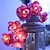 preiswerte LED Lichterketten-1set LED-Lichterkette, dekorative Lichterkette, 1,5 m, 10 LEDs/3 m, 20 LEDs, Riemen, Blumenlichterkette, Blumenlichterkette, Laternenlichterkette, Kunststoff-LED, romantisches Heimlicht, Requisiten,