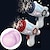 abordables Artículos antiestrés-1 máquina de burbujas con globo de agua para niños pequeños, fabricante de burbujas con luz de 32 orificios para niños, soplador automático de burbujas, lanzador de burbujas, juguetes de verano al