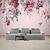Χαμηλού Κόστους Ταπετσαρία Floral &amp; Plants-δροσερές ταπετσαρίες 3d ροζ λουλούδι ταπετσαρία τοίχου τοιχογραφία επικάλυψη τοίχου αυτοκόλλητο ξεφλούδισμα και ραβδί αφαιρούμενο pvc/υλικό βινυλίου αυτοκόλλητο/συγκολλητικό απαιτείται διακόσμηση
