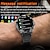 abordables Relojes inteligentes-2024 nuevo 1,85 pulgadas hd bluetooth llamada reloj inteligente hombres rastreador de fitness deportivo monitor cardíaco 710mah reloj inteligente para android ios