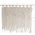 voordelige Macrame &amp; String Curtains-macrame gordijn muur opknoping geweven tapijt slaapkamer keuken bladvorm woonkamer gordijnen muur decor