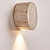 cheap Indoor Wall Lights-LED Sconce Post Modern Marble Wall Light Indoor Round Beam Spot Light 3000K Warm White Lighting Fixture Bedroom Bedside Wall Lamp for Hallway Living Room Porch Office