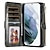 cheap Samsung Cases-Phone Case For Samsung Galaxy S24 S23 S22 S21 S20 Ultra Plus FE Wallet Case Detachable Magnetic Zipper Retro TPU PU Leather