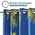 cheap Outdoor Shades-Outdoor Curtains Waterproof Windproof Weatherproof Curtain for Patio, Cabana, Porch, Pergola and Gazebo, Grommet Top Drape, 2 Panels Forest Landscape