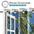 cheap Outdoor Shades-Outdoor Curtains Waterproof Windproof Weatherproof Curtain for Patio, Cabana, Porch, Pergola and Gazebo, Grommet Top Drape, 2 Panels Beach Palm
