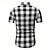 billige Skjorter til mænd-Herre Skjorte Jakkesætsskjorter Button Up skjorte Hvid Kortærmet Ternet Knaphul Sommer Bryllup Fest Tøj