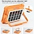 cheap Outdoor Wall Lights-LED Solar Floodlight Rechargeable Emergency Lighting Outdoor Camping Portable Lamp Waterproof Searchlight