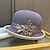 cheap Fascinators-Fascinators Hats Headwear Acrylic / Cotton Straw Bowler / Cloche Hat Bucket Hat Straw Hat Casual Holiday Elegant Vintage With Rhinestone Bows Headpiece Headwear