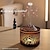 cheap Decorative Lights-Volcano Jellyfish Flame Light Air Mini Humidifier Aroma Diffuser Essential Oil Jellyfish for Home Fragrance Mist