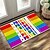 abordables Tapis et tapis et tapis-Juin Mois de la Fierté Mois de la Fierté Gay LGBTQ LGBT Paillasson Arc-en-ciel Antidérapant Tapis Imperméable Tapis Intérieur Extérieur Décor de Chambre Tapis de Salle de Bain Tapis d&#039;Entrée