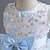 Χαμηλού Κόστους Φορέματα-Νήπιο Κοριτσίστικα Φόρεμα για πάρτυ Φλοράλ Αμάνικο Επίδοση Γάμου Φερμουάρ Πριγκίπισσα Πολυεστέρας Ως το Γόνατο Καλοκαίρι Άνοιξη 1-3 ετών Ανθισμένο Ροζ Μπλε Απαλό