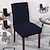 preiswerte Esszimmerstuhl-Abdeckung-Stuhlhusse für Esszimmerstühle, elastische Stuhlhusse für Hocker, Schonbezüge, 1 Stück