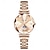 baratos Relógios Quartz-Labaoli relógio feminino de quartzo criativo minimalista moda casual decoração à prova d&#039;água relógio de aço inoxidável