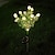 Χαμηλού Κόστους Διαδρομές και φανάρια-ηλιακή γαρδένια φως γκαζόν προσομοίωση λουλούδι φως κήπου led αδιάβροχο μονοπάτι γκαζόν αυλής τοπίο διακοσμητική ατμόσφαιρα εξωτερικού χώρου φως 1/2τμχ