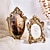 cheap Tabletop Picture Frames-Shield-Shaped Decorative Frame with Random Inner Paper - European Palace Style Frame for Home Décor and Photo Display