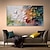 levne Abstraktní malby-olejomalba ručně barevná texturovaná květina malba stromů ručně malovaná nástěnné umění 3d abstraktní květinová malba na plátně boho domácí dekorace do obývacího pokoje zářivé vlastní plátno trendy