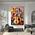halpa Abstraktit taulut-käsintehty moderni abstrakti viulu seinä taidemusiikkimaalaus suuri kodin sisustus lahja olohuoneeseen ilman kehystä