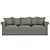 זול IKEA כיסויים-כיסוי ספה צבע אחיד מרופד קטיפה כיסויים