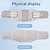 baratos Ligas e Suportes-Cinto protetor de cintura respirável, suporte de placa de aço para perda de trabalho de disco de cintura, cinto de fixação de cintura para coluna lombar aquecido magnético