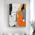 levne Abstraktní malby-texturované ručně malované plátno zabalené olejomalba nástěnné umění oranžová bílá černá abstraktní malba na plátně moderní umělecká díla olejová ruční malba domácí interiérový rám připravený k
