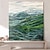 billiga Abstrakta målningar-handmålad 3d tjock landskapsmålning konst handmålad kniv landskap oljemålning canvas väggkonst abstrakt grön målning konst för vardagsrum sovrum hotell väggdekoration