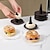 זול תבניות לעוגות-סט כלי אפייה 3 חלקים: תבניות סיליקון ללחם, סופגניות, עוגות, מוסים ופודינגים