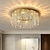 cheap Unique Chandeliers-Gold Luxury LED Ceiling Chandeliers Compatible with Living Room Modern Crystal Hanging Lamp Compatible with Ceiling Home Decor,Ceiling Lighting