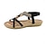 levne Dámské sandály-dámské letní sandály římský gladiátor slip on ploché boty roztomilé elastické ploché boty plážové sandály pro ženy černá modrá hnědá roztomilá elastická pásek na kotník dámy elegantní bohémské