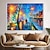 cheap Landscape Paintings-Oil Painting Handmade Hand Painted Wall Art Impression Landscape Canvas Painting Home Decoration Decor No Frame Painting Only