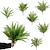 billige Kunstige planter-boston bregne simulert bregnegrønt myk gummi jerntråd persisk gress korallblader hjem dekorativ kunstig plante veggdekorasjon falske blomster