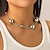 ieftine Coliere-Colier Choker Perle Pentru femei Elegant Artistic Χάντρες Nuntă Rotund Coliere Pentru Nuntă Petrecere