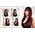 cheap Synthetic Trendy Wigs-Burgundy Wigs with Bangs Wine Red Wigs for Women Long Layered Wigs with Dark Roots Synthetic Heat Resistant Wigs for Daily Party Use