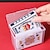 voordelige Sieradenkistjes-transparante plastic opbergdoos voor kaarten: ideale organizer voor spelkaarten, identiteitskaarten, speelkaarten, visitekaartjes en meer