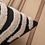 preiswerte Kissen-Trends-dekorativer Kissenbezug Boho Baumwolle schwarz&amp;amp;weiße unregelmäßige Streifen bestickt für Zuhause Schlafzimmer Wohnzimmer